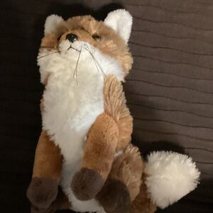Orange and White red fox plush